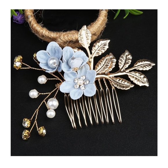 Wedding Hair clips Butterfly Clips Bridal Hair Accessories Pearl Hair Pins - Picture 9 of 9